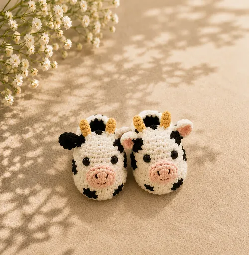 Sapatinho de bebê em crochê Modelo 51